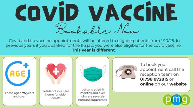 Covid Vaccinations Autumn 2025